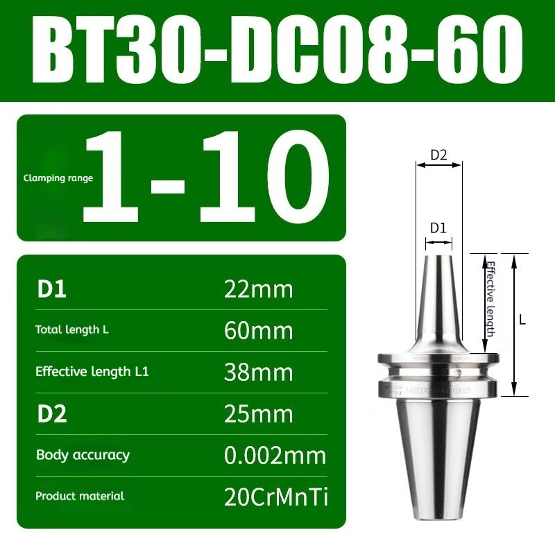 10045 BT30/BT40/BT50-DC high precision back-pull tool holder Shandong Denso Pricision Tools Co.,Ltd.